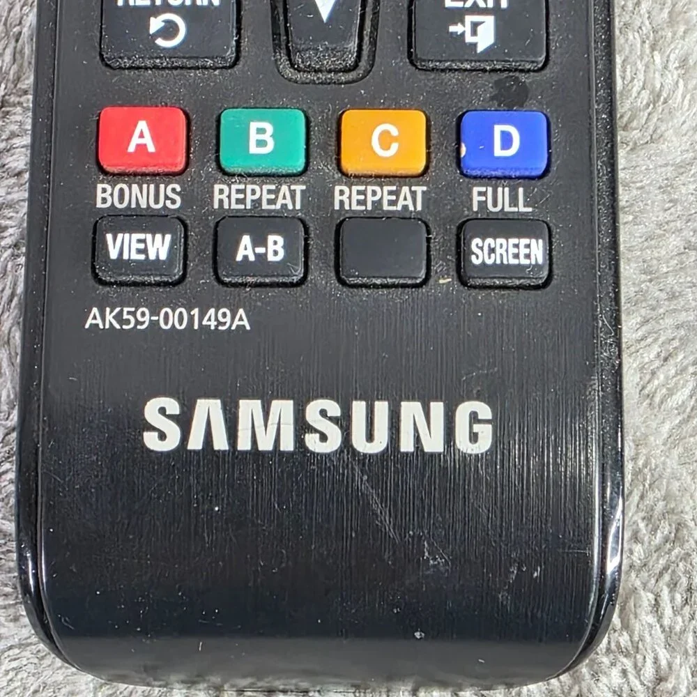Samsung OEM Original AK59-00149A Blu-Ray Player Remote Control No back Cover